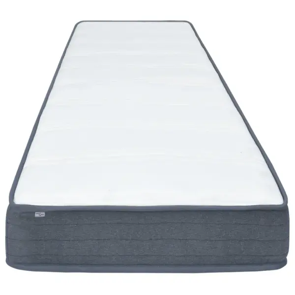 Taskuvedrudega pealismadrats, keskmine, 120 x 200 x 20 cm, valge/tumehall – 3