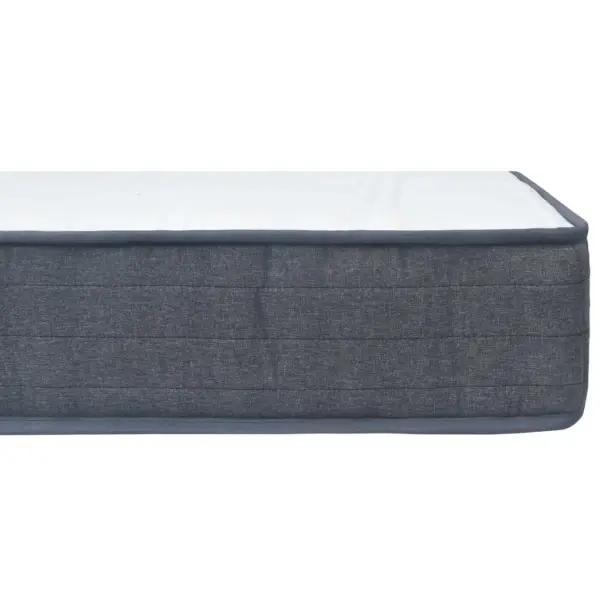 Taskuvedrudega pealismadrats, keskmine, 120 x 200 x 20 cm, valge/tumehall – 6