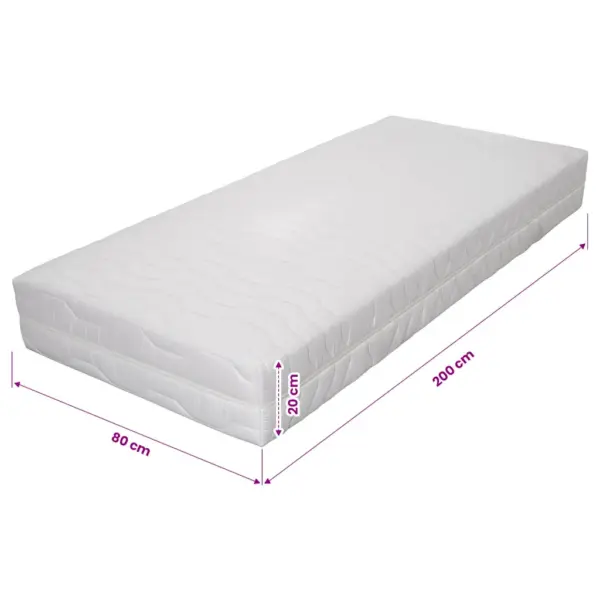 7-tsooniline taskuvedrumadrats H3, 80 x 200 cm, 20 cm paksune – 12