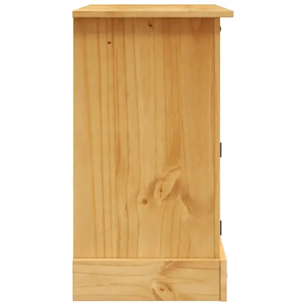 Telerikapp Mehhiko Corona stiilis, pruun vahatatud männipuit, 80 x 43 x 78 cm – 6