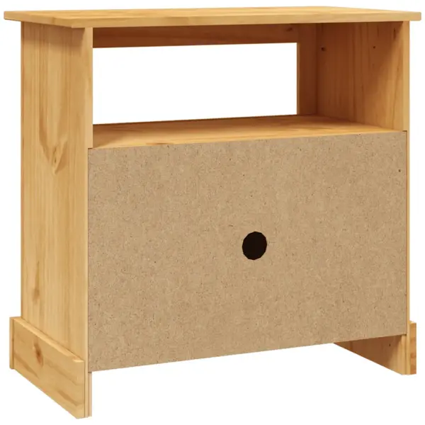 Telerikapp Mehhiko Corona stiilis, pruun vahatatud männipuit, 80 x 43 x 78 cm – 7