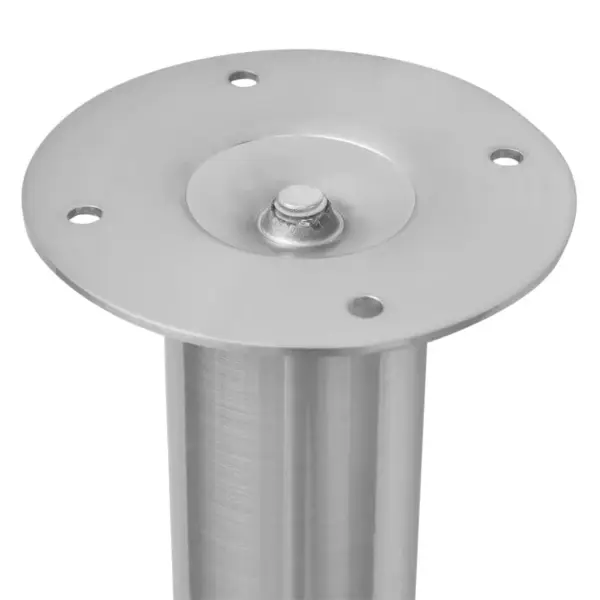 Teleskoop-lauajalad, 4 tk, hõbedane, 60 mm läbimõõt, 710–1100 mm – 4