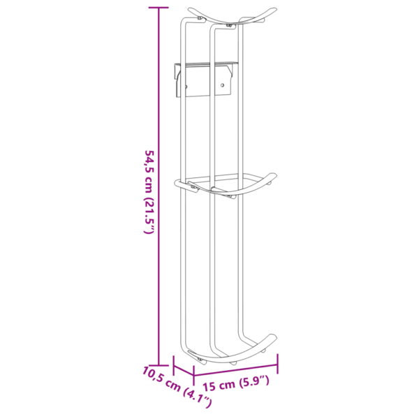 Reguleeritavad tünnihüppetakistused hobustele, 2 tk, must teras – 10