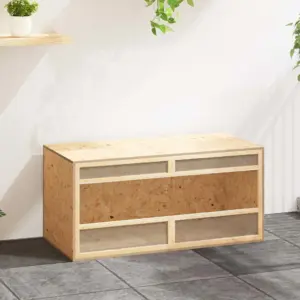 Terraarium roomajatele tehispuidust, klaasiga, 100 x 47 x 47 cm