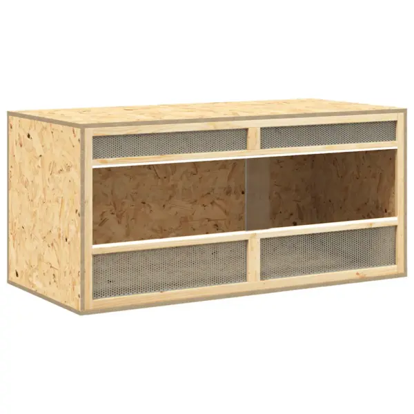 Terraarium roomajatele tehispuidust, klaasiga, 100 x 47 x 47 cm - 2