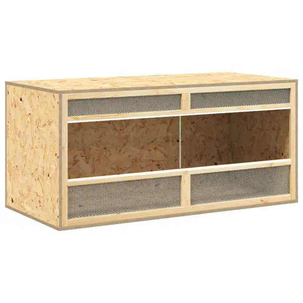 Terraarium roomajatele tehispuidust, klaasiga, 100 x 47 x 47 cm - 3