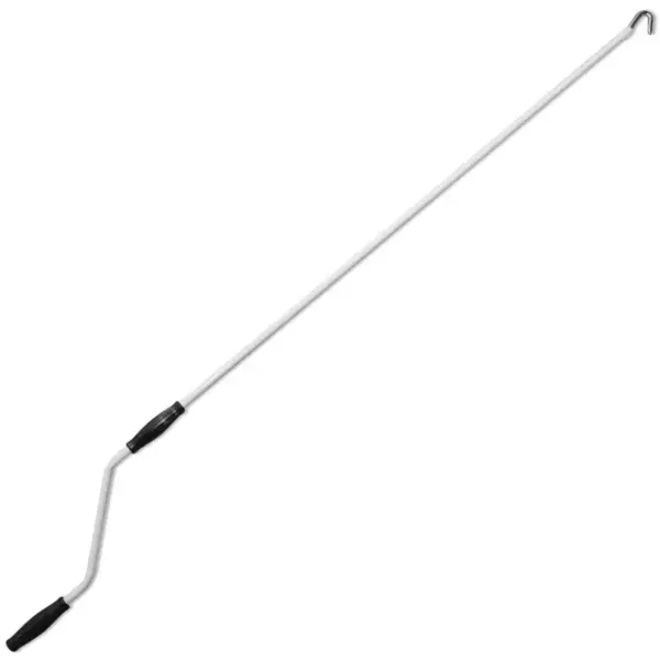 Käsitsi avatav kokkupandav terrassivarikatus, 350 cm, sinine-valge, alumiiniumraam, väljaulatuvus 250 cm – 6