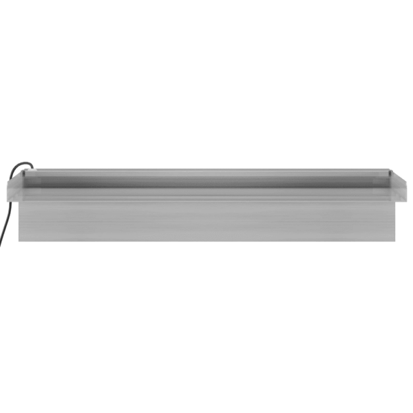 Tiigi- ja basseinikosk RGB LED-tuledega, harjatud roostevaba teras, 45 cm – 8
