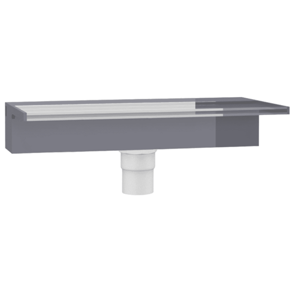 Akrüülist tiigi- ja basseinikosk RGB LED-tuledega, hall/läbipaistev, 45 cm – 6