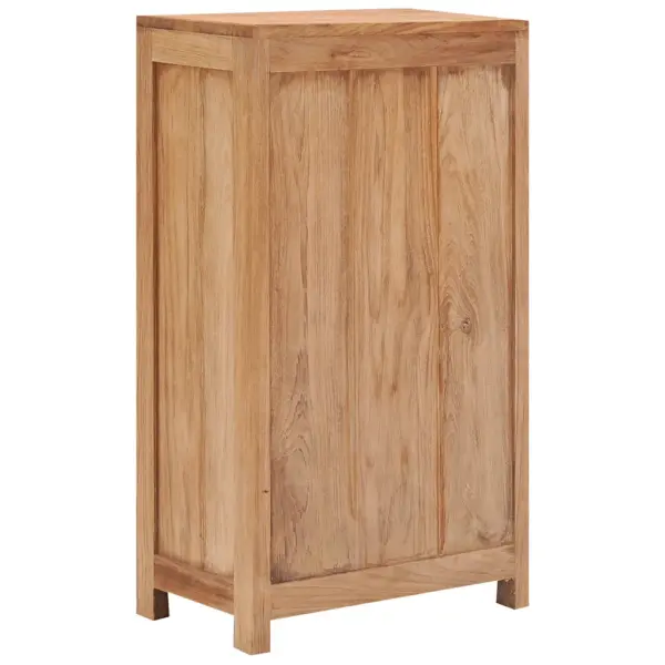 Tiigipuidust puhvetkapp 3 sahtli ja uksega, pruun, 55 x 30 x 90 cm – 5