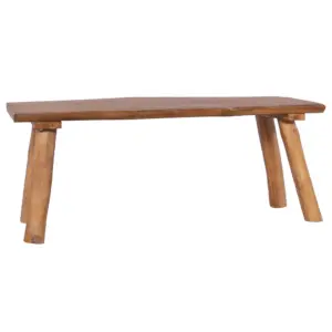 Tiigipuust aiapink 120 cm, õliviimistlusega, pruun