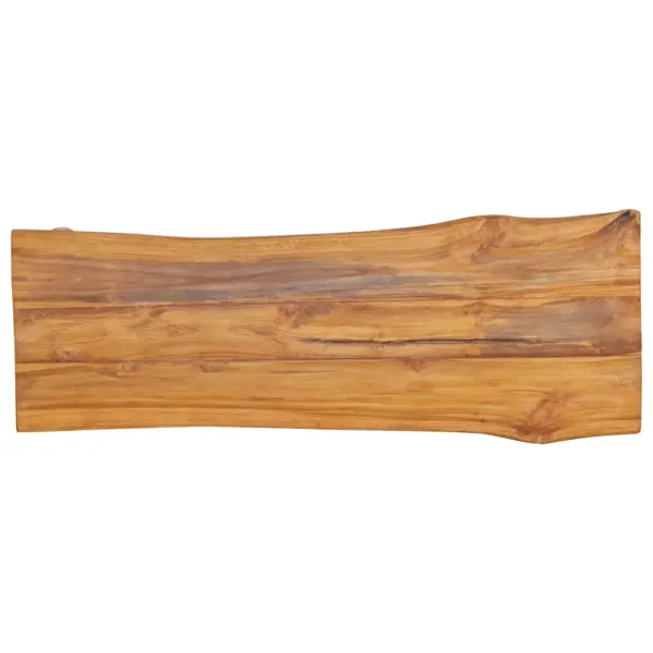Tiigipuust aiapink 120 cm, õliviimistlusega, pruun - 4