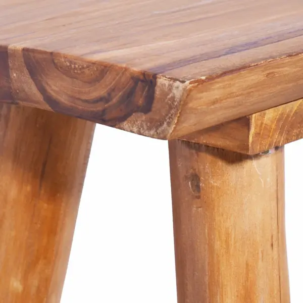 Tiigipuust aiapink 120 cm, õliviimistlusega, pruun - 5
