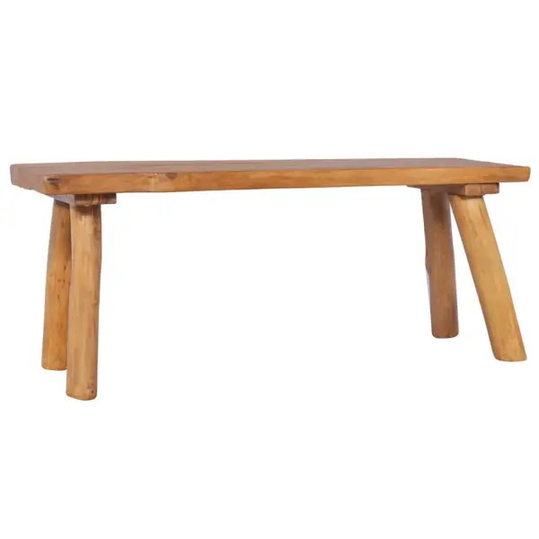 Tiigipuust aiapink 120 cm, õliviimistlusega, pruun - 8