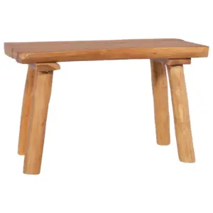 Tiigipuust aiapink 80 cm, õliviimistlusega, pruun