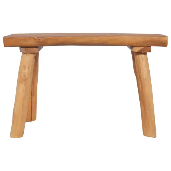 Tiigipuust aiapink 80 cm, õliviimistlusega, pruun - 2