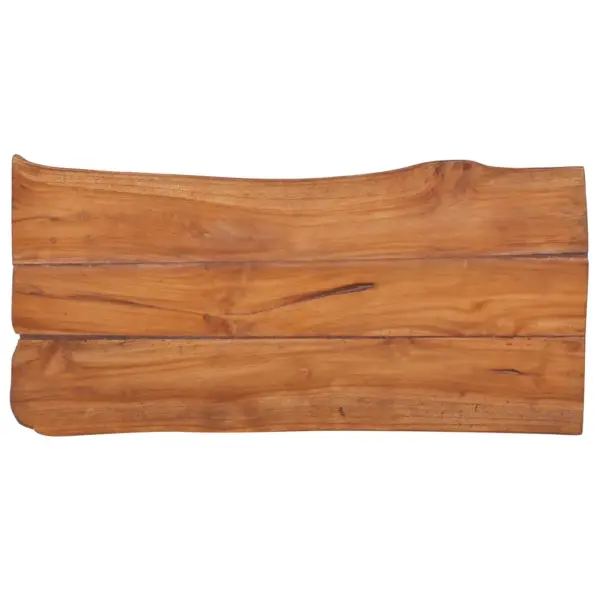 Tiigipuust aiapink 80 cm, õliviimistlusega, pruun - 4