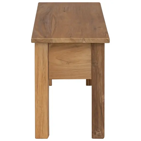 Tiigipuust esikupink 2 sahtliga, koloniaalstiil, 90 x 30 x 40 cm, pruun – 4
