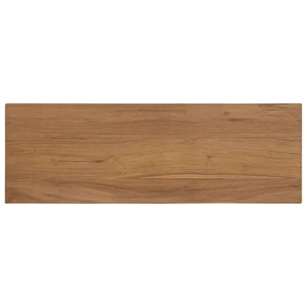Tiigipuust esikupink 2 sahtliga, koloniaalstiil, 90 x 30 x 40 cm, pruun – 5