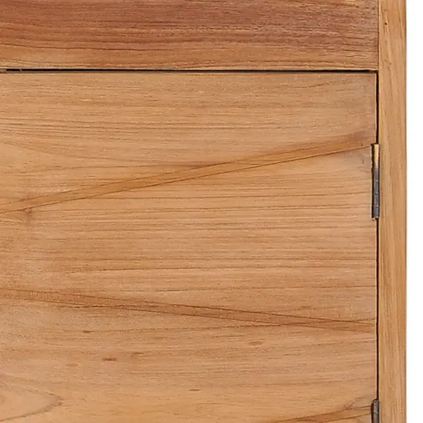 Tiigipuust koloniaalstiilis kohvilaud kapiga, 90 x 50 x 40 cm – 6