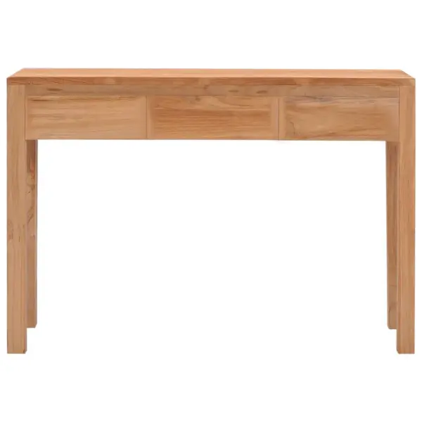Koloniaalstiilis tiigipuust konsoollaud 3 sahtliga, 110 x 35 x 75 cm – 2