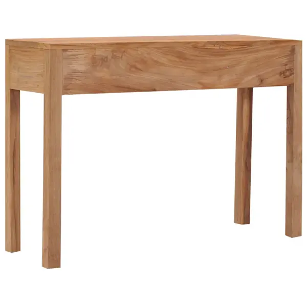 Koloniaalstiilis tiigipuust konsoollaud 3 sahtliga, 110 x 35 x 75 cm – 4