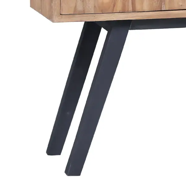Koloniaalstiilis tiigipuust kummut 6 sahtli ja 2 uksega, pruun, 110 x 30 x 75 cm – 6
