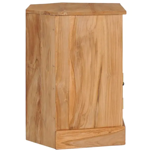 Tiigipuust puhvetkapp avatud riiuliga, pruun, 60 x 45 x 60 cm – 4