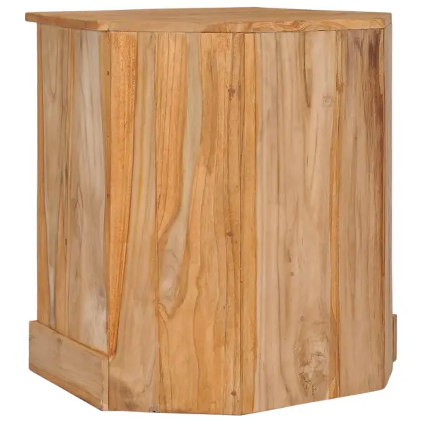 Tiigipuust puhvetkapp avatud riiuliga, pruun, 60 x 45 x 60 cm – 5