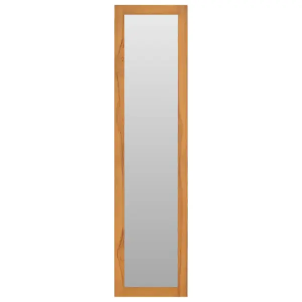 Tiigipuust seinapeegel riiulitega, 30 x 30 x 120 cm – 2