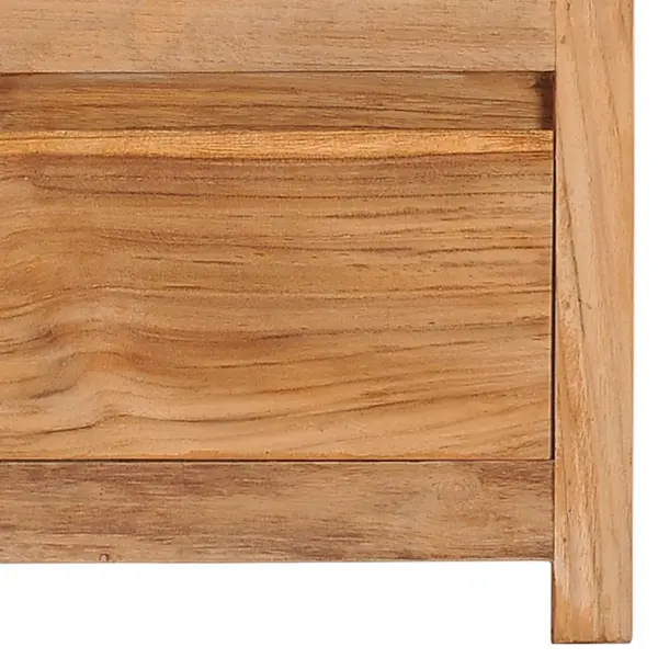 Koloniaalstiilis tiigipuust telerikapp 2 sahtli ja avatud riiuliga, 100 x 30 x 35 cm – 7