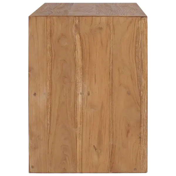 Tiigipuust telerikapp 2 sahtli ja avatud sektsioonidega, 90 x 30 x 40 cm – 4