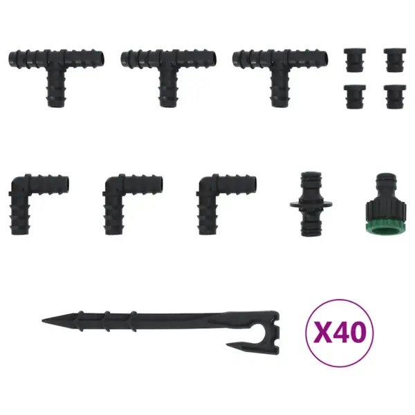 Poorsest kummist tilkkastmisvoolik aeda, must, 100 m, 0,6″ (16 mm) – 6