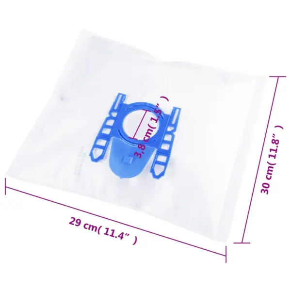 Tolmuimeja kotid Bosch/Siemens D/E/F/G/H, 20 tk, mittekootud kangas, 30 x 29 cm – 6