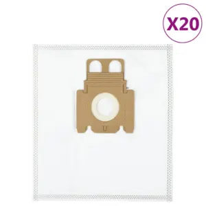 Tolmuimeja kotid Miele K mudelitele, 20 tk, valge mittekootud kangas, 25 x 23 cm