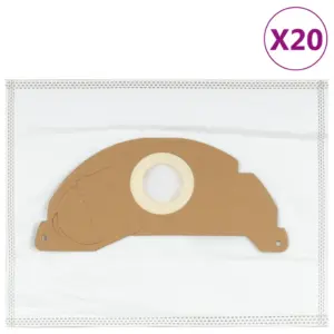 Kahekordse kihiga tolmuimejakotid Kärcher A2004-le, mittekootud kangas, valge, 20 tk