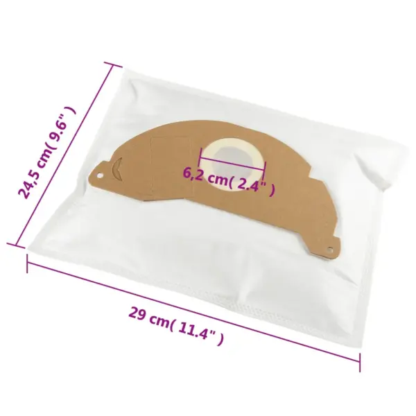 Kahekordse kihiga tolmuimejakotid Kärcher A2004-le, mittekootud kangas, valge, 20 tk – 6