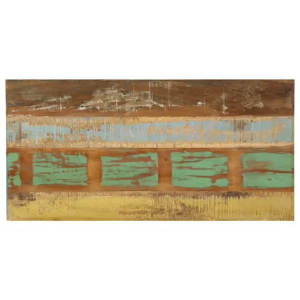 Tööstuslik söögilaud taaskasutatud puidust ja metallist, 120 x 60 x 76 cm – 5
