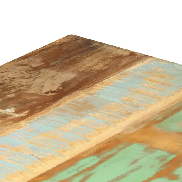 Tööstuslik söögilaud taaskasutatud puidust ja metallist, 120 x 60 x 76 cm – 7