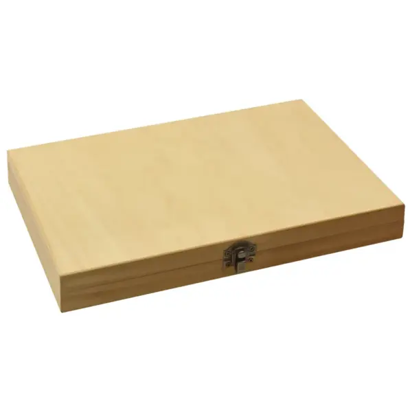 12-osaline treimistööriistade komplekt treipingile, karbiidotsad, 16 x 16 mm, 100 mm, puidust karbis – 4