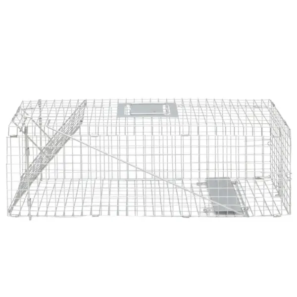 Tsingitud terasest eluslõks väikeloomadele, 1 uksega, 80 x 25 x 27 cm – 3