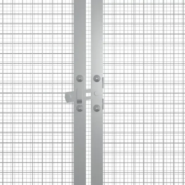Tsingitud terasest kanapuur majaga, hall, 200 x 91 x 100 cm – 5