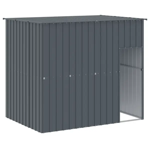 Koerakuut katusega, antratsiithall tsingitud teras, 214 x 153 x 181 cm – 2