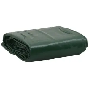 Veekindel PVC-present metallist aasadaga, roheline, 1,5 x 2 m, 650 g/m²