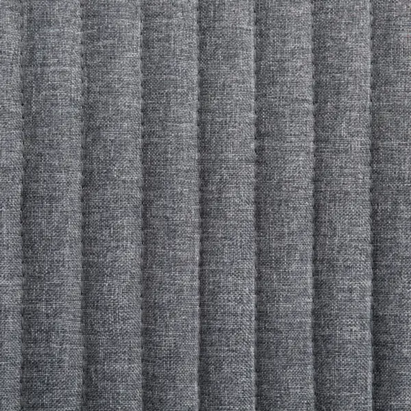 Söögitoolid käetugedega, 6 tk, tumehall kangas, terasjalad, 61 x 61 x 84 cm – 7