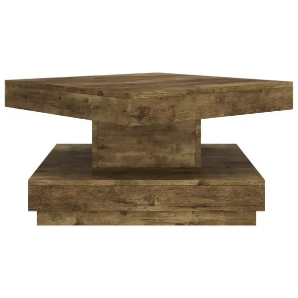 Tumepruun kohvilaud spoonitud MDF-ist, 60 x 60 x 35 cm – 4