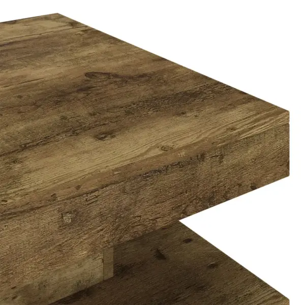 Tumepruun kohvilaud spoonitud MDF-ist, 60 x 60 x 35 cm – 5