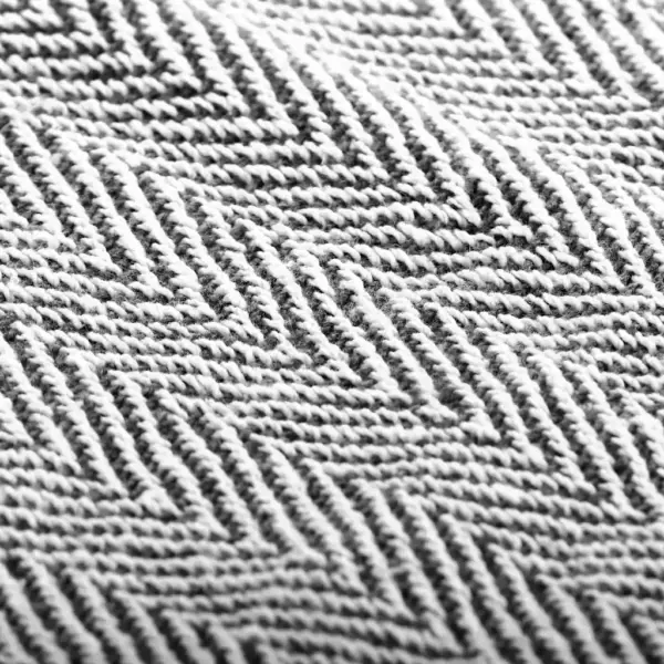 Puuvillane pleed kalasaba mustriga tuttidega, tumesinine, 125 x 150 cm – 6
