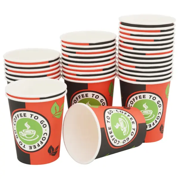 Ühekordsed paberist kohvitopsid, 240 ml, mitmevärvilised, 1000 tk – 3