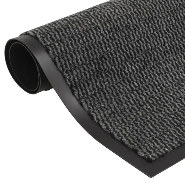 Tupsulised uksematid libisemiskindla kummipõhjaga, antratsiit, 80 x 120 cm, 2 tk – 2